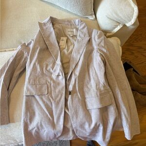 Banana Republic Light Gray Blazer